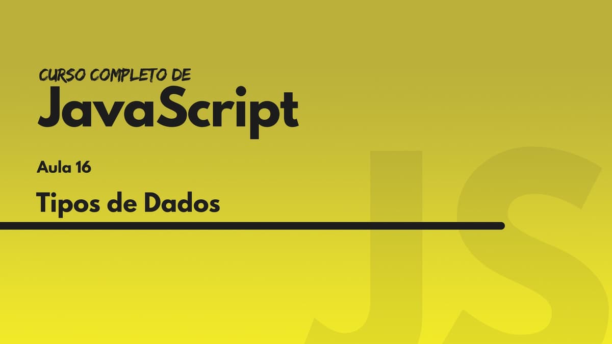 Tipos de Dados