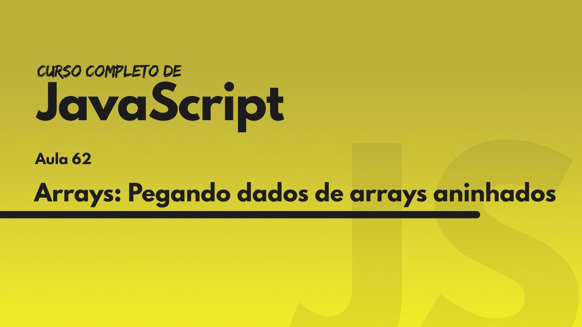 Arrays: Pegando dados de arrays aninhados