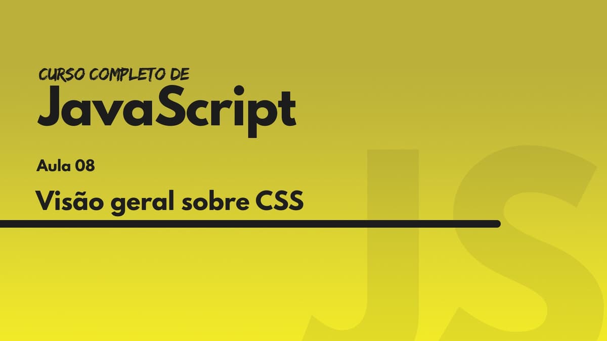 Visão geral sobre CSS